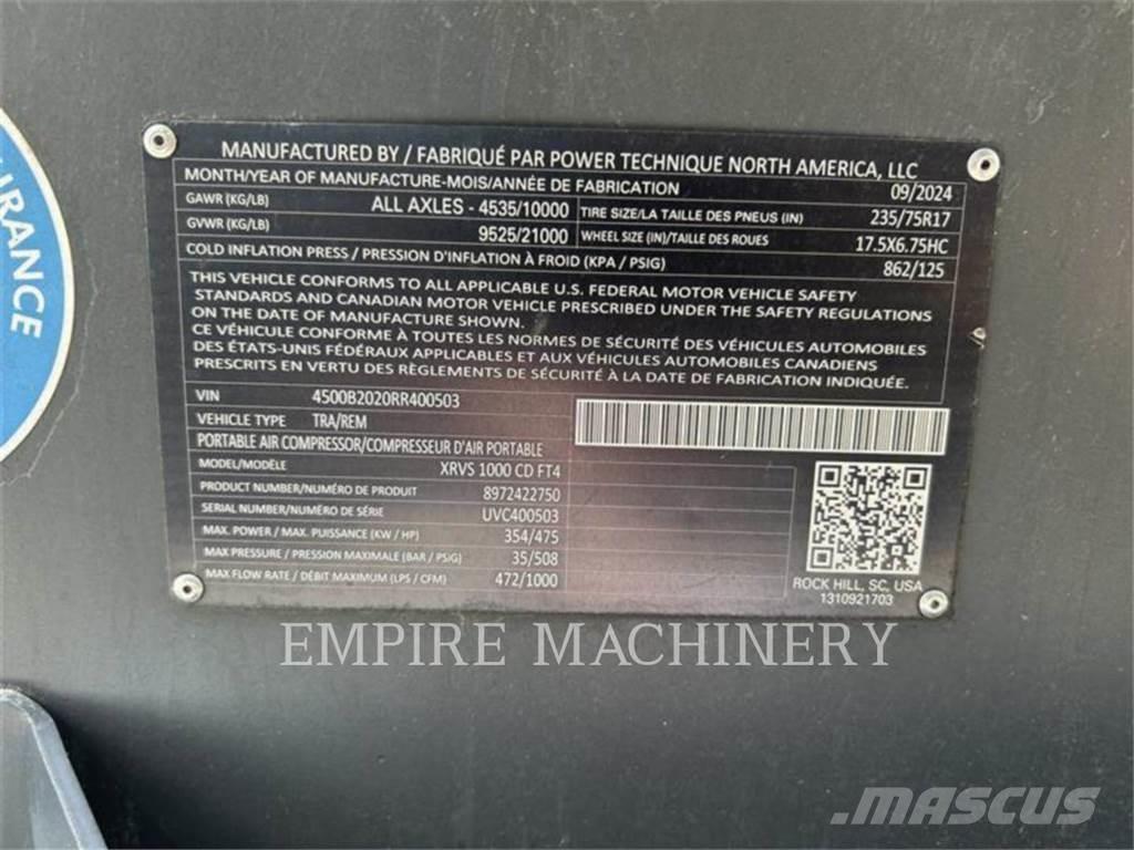 Atlas Copco XRVS1000CD Compressori
