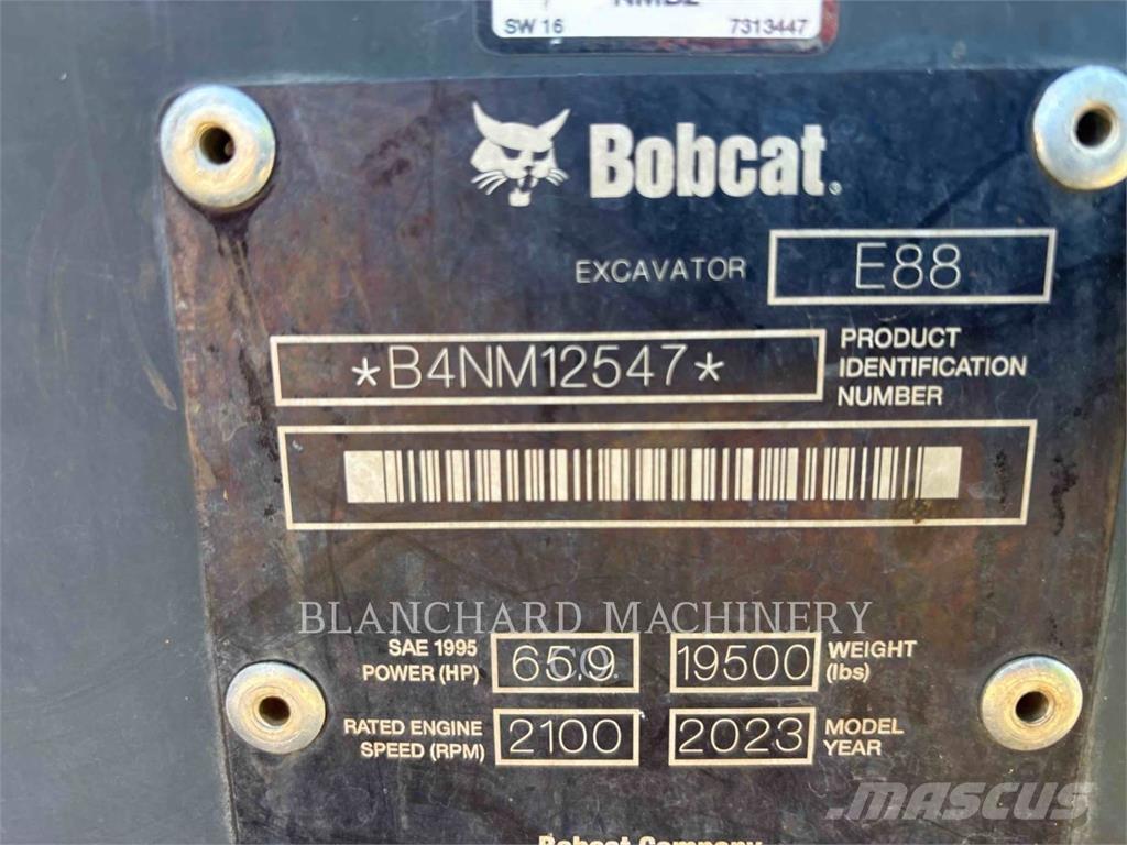 Bobcat E88 Escavatori cingolati