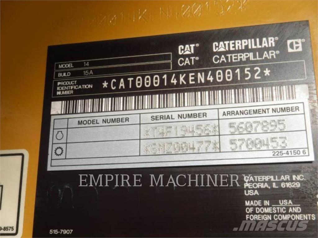 CAT 14-15 Motorgraders