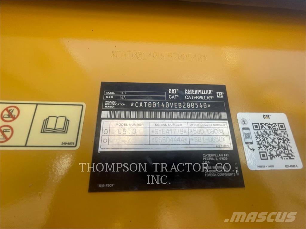 CAT 140 Motorgraders