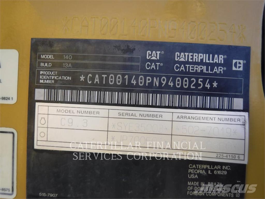 CAT 140-13 Motorgraders