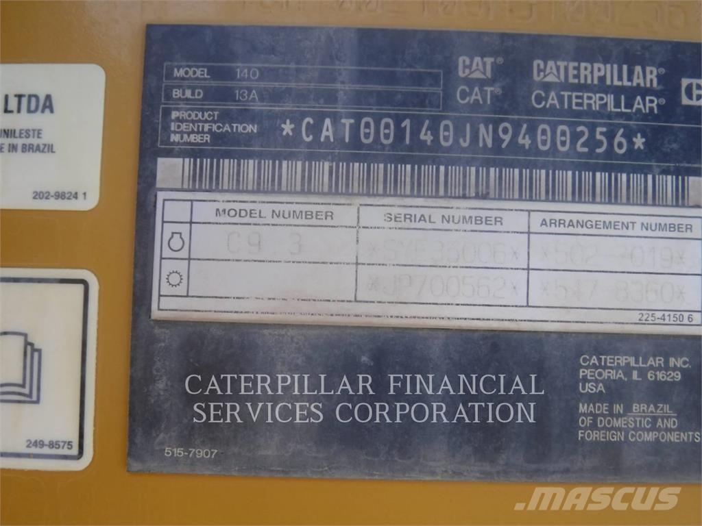 CAT 140-13 Motorgraders