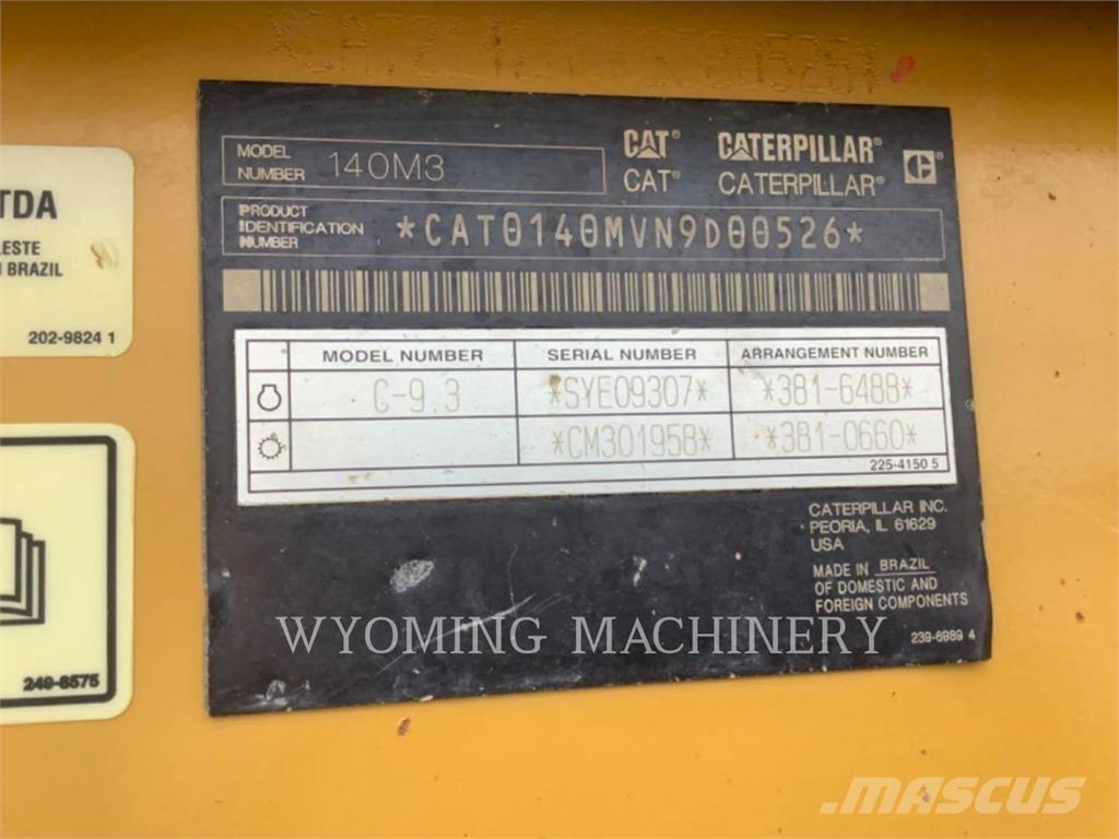 CAT 140M3 Motorgraders
