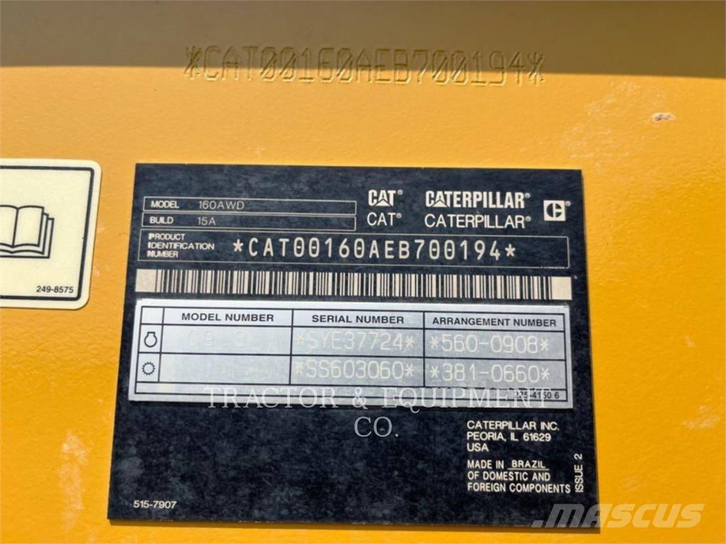 CAT 160 AWD Motorgraders
