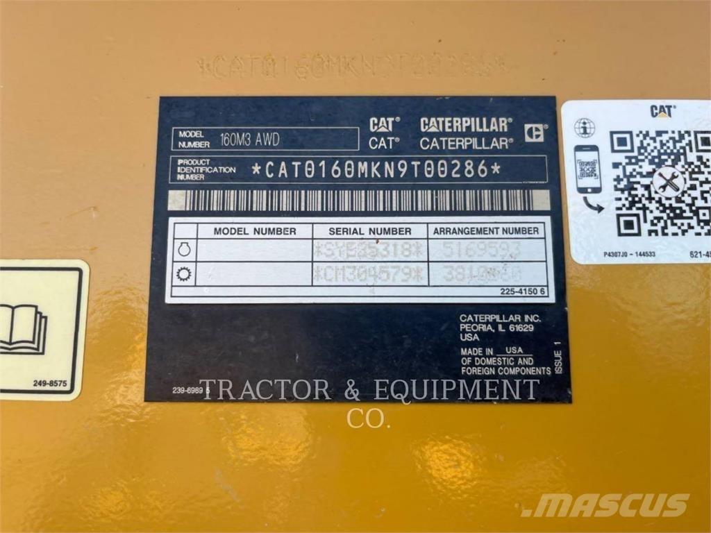 CAT 160M3 AWD Motorgraders