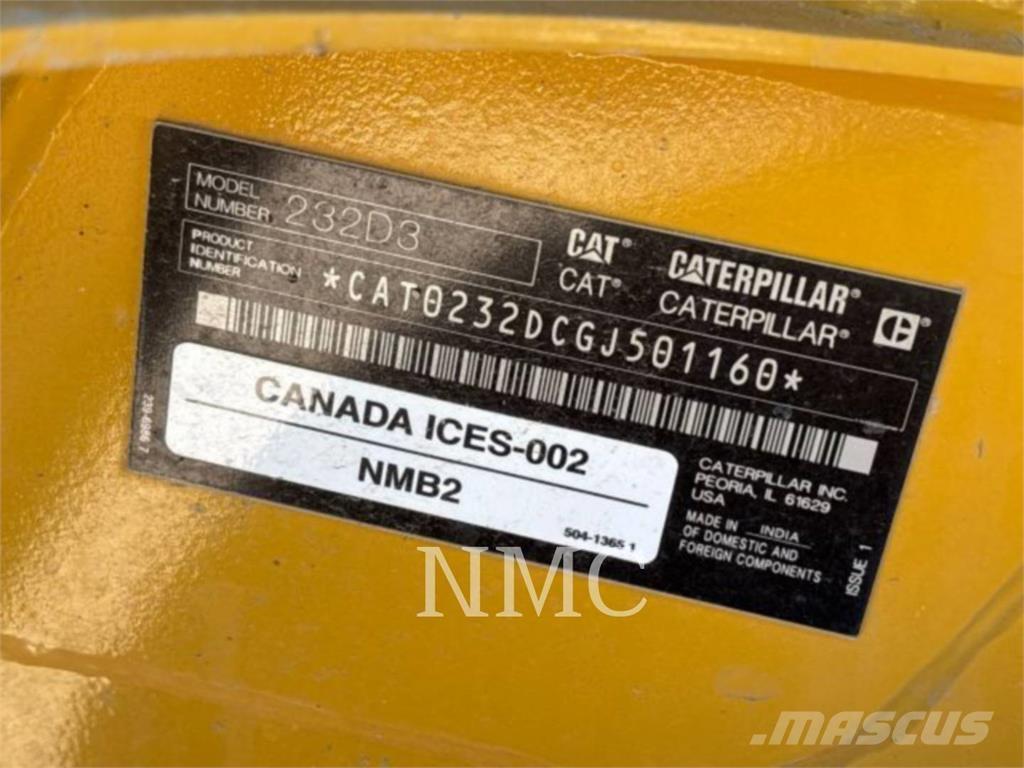 CAT 232D3 Mini Pale Gommate