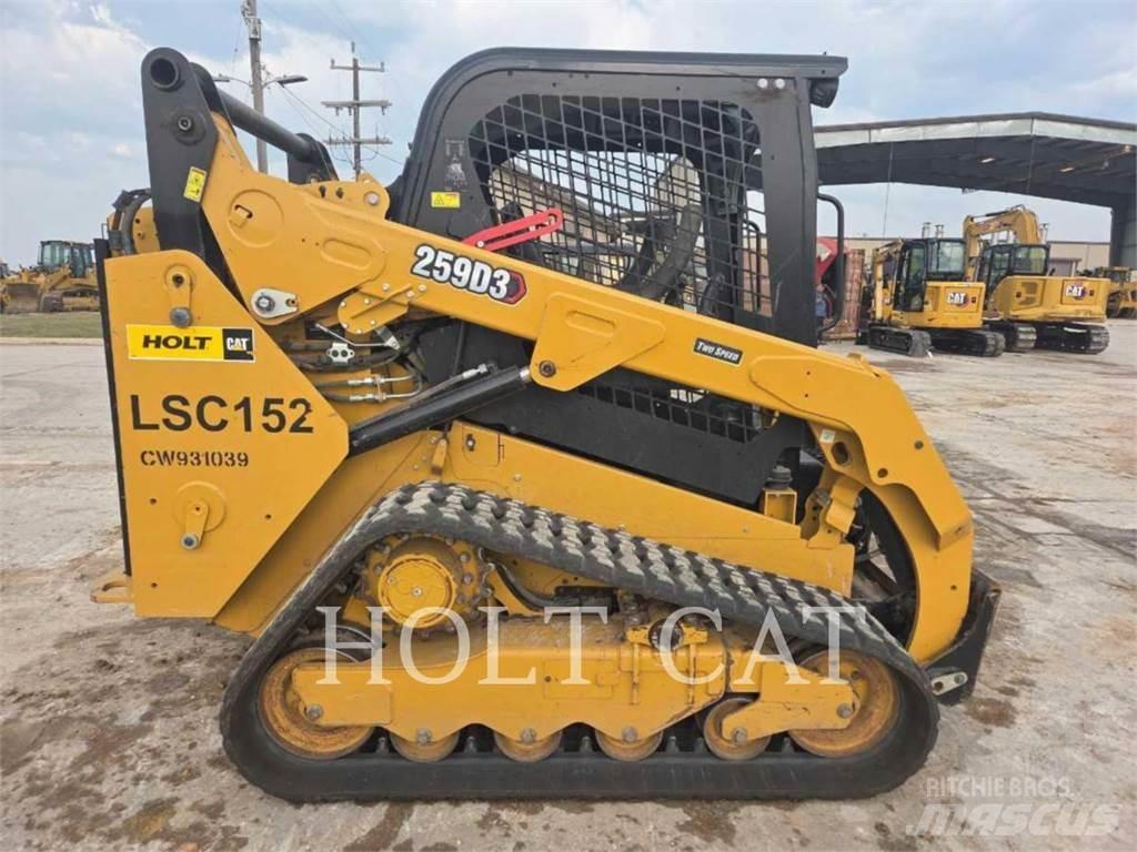 CAT 259D Mini Pale Gommate