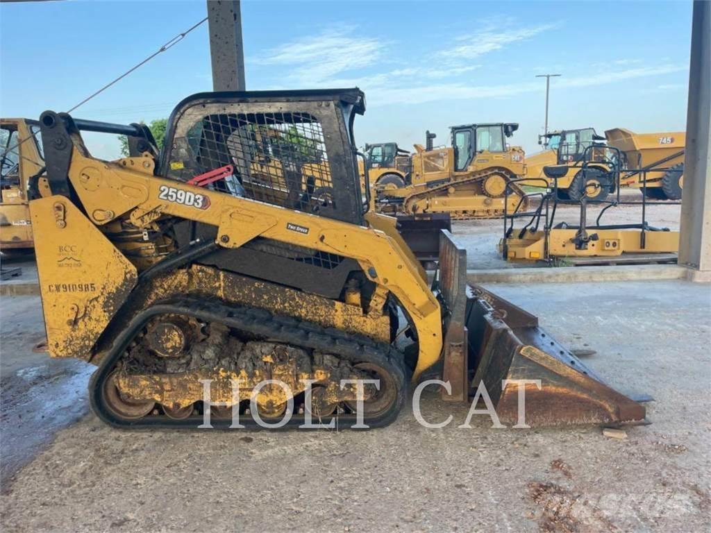 CAT 259D Mini Pale Gommate