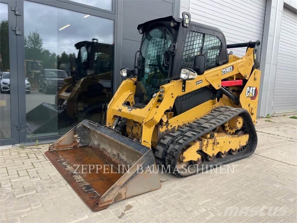 CAT 259D Mini Pale Gommate