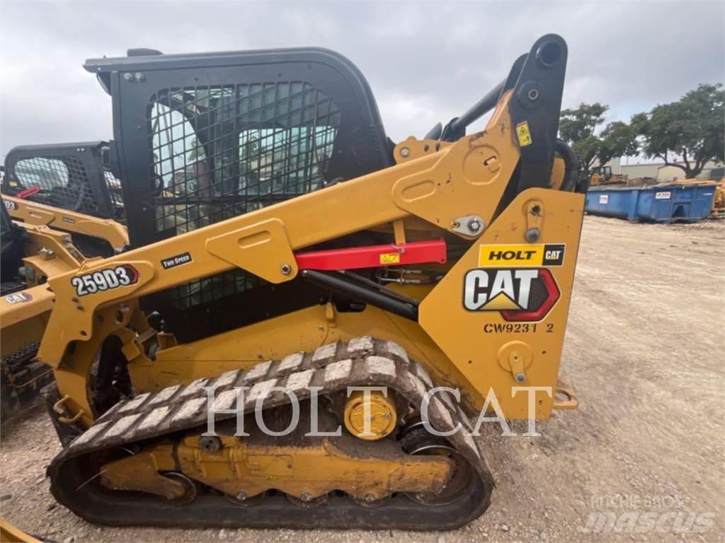 CAT 259D CAB Mini Pale Gommate