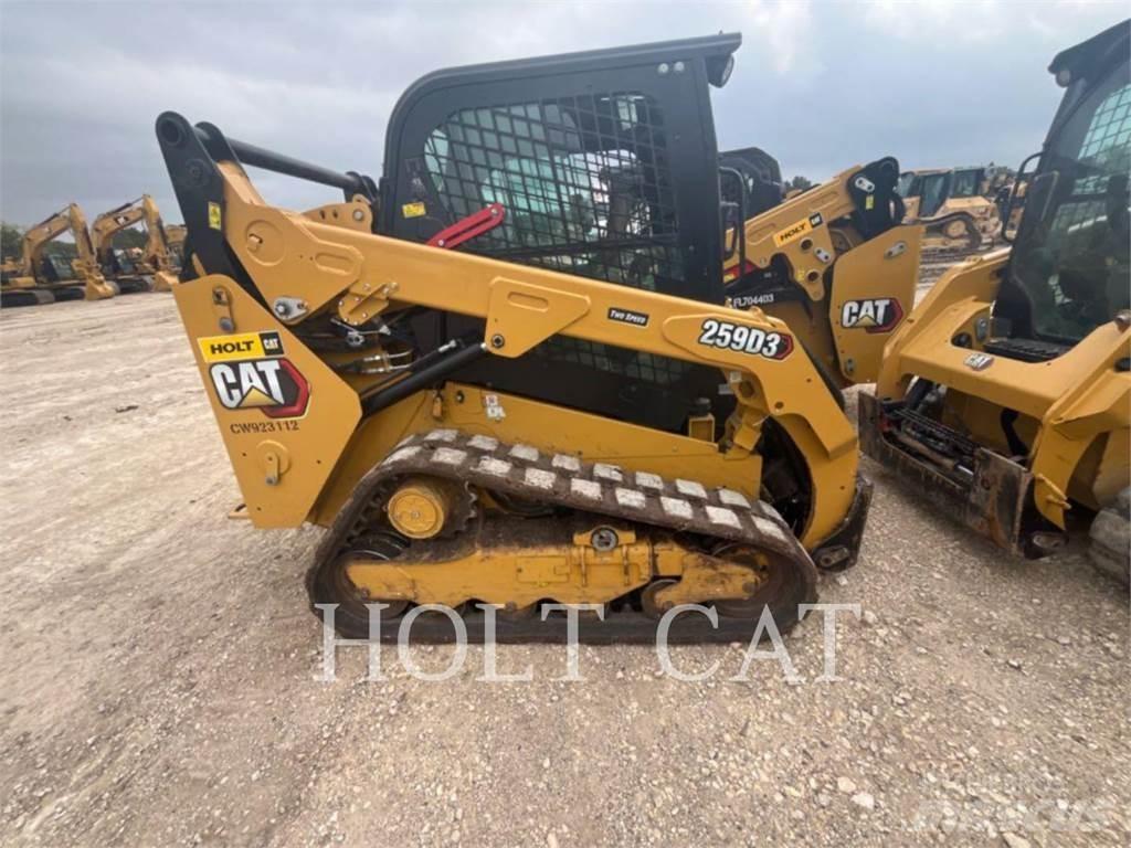CAT 259D CAB Mini Pale Gommate