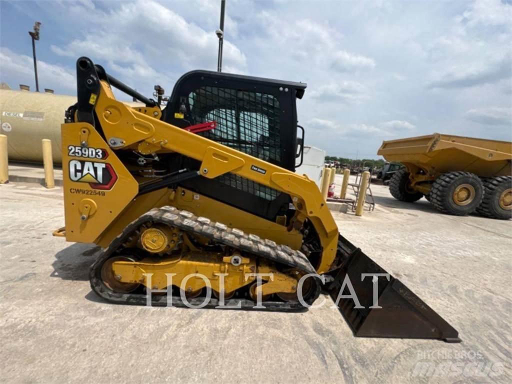 CAT 259D CAB Mini Pale Gommate