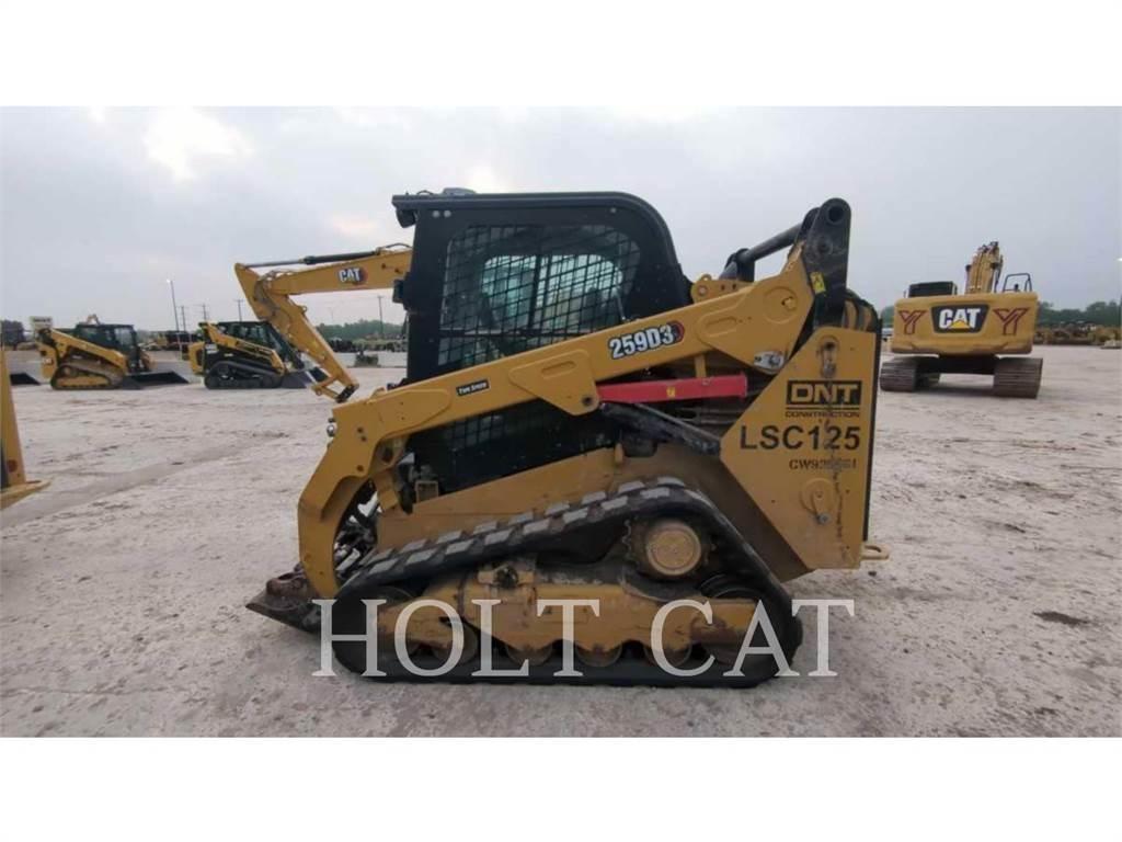 CAT 259D CAB Mini Pale Gommate