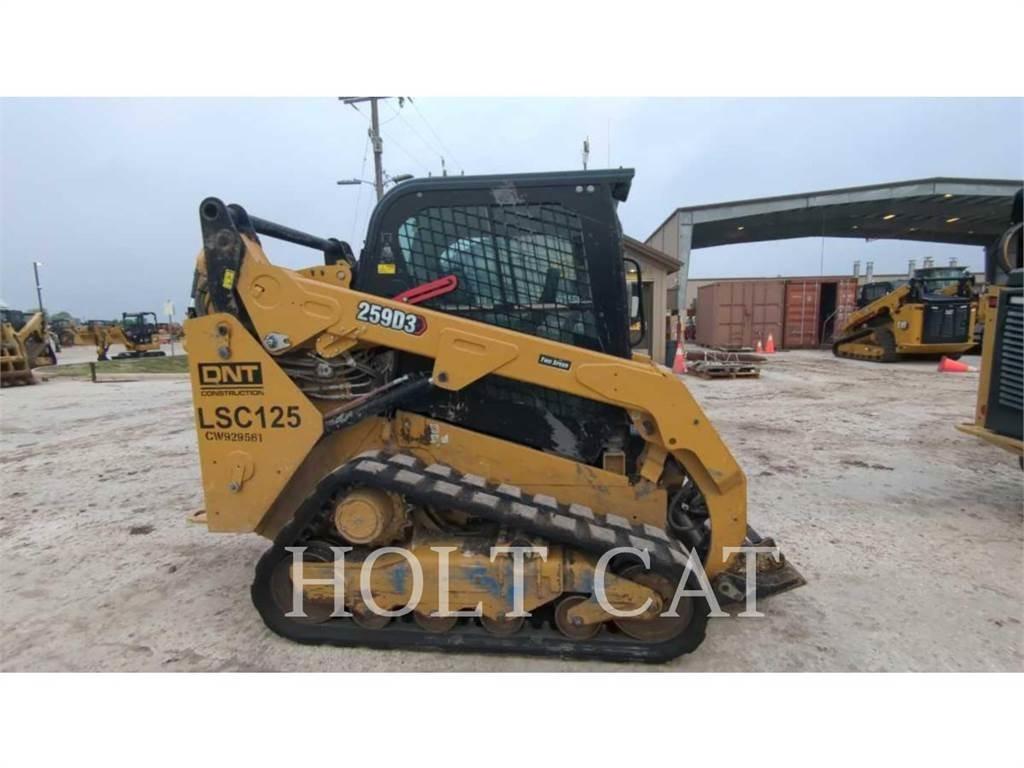 CAT 259D CAB Mini Pale Gommate