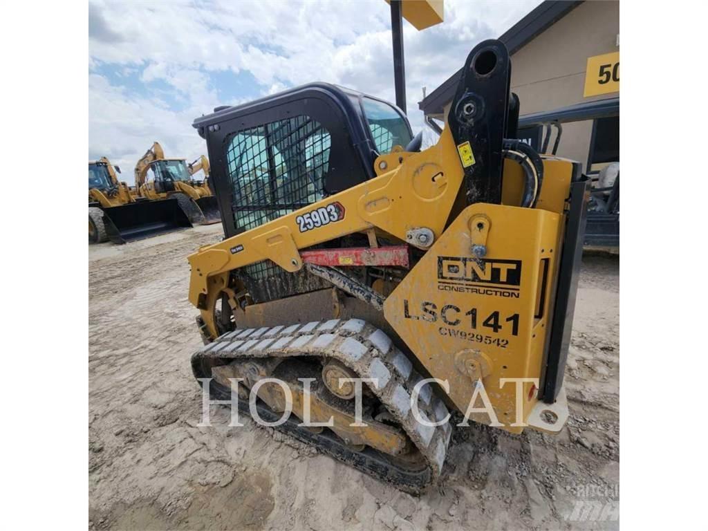 CAT 259D CAB Mini Pale Gommate