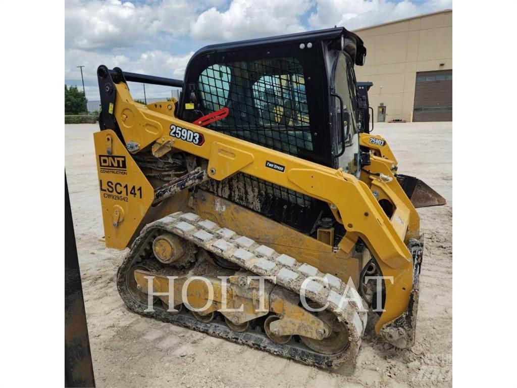 CAT 259D CAB Mini Pale Gommate