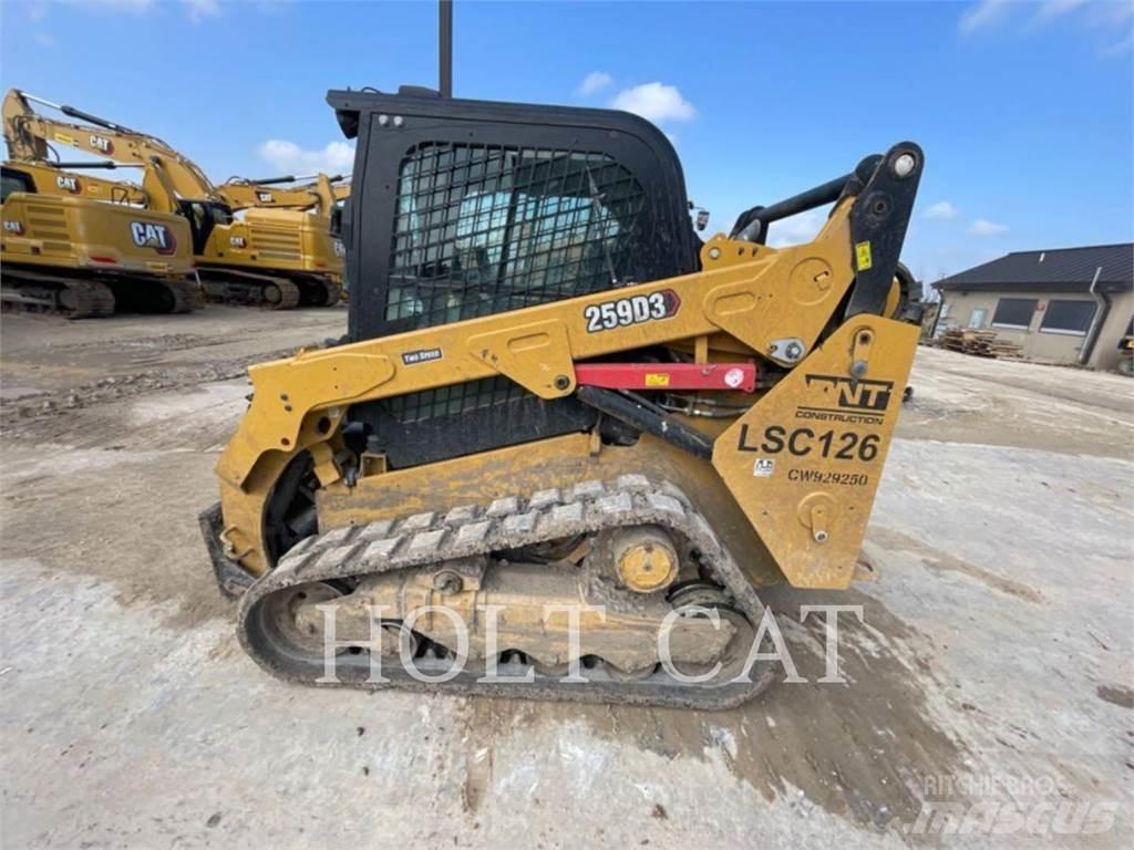 CAT 259D CAB Mini Pale Gommate