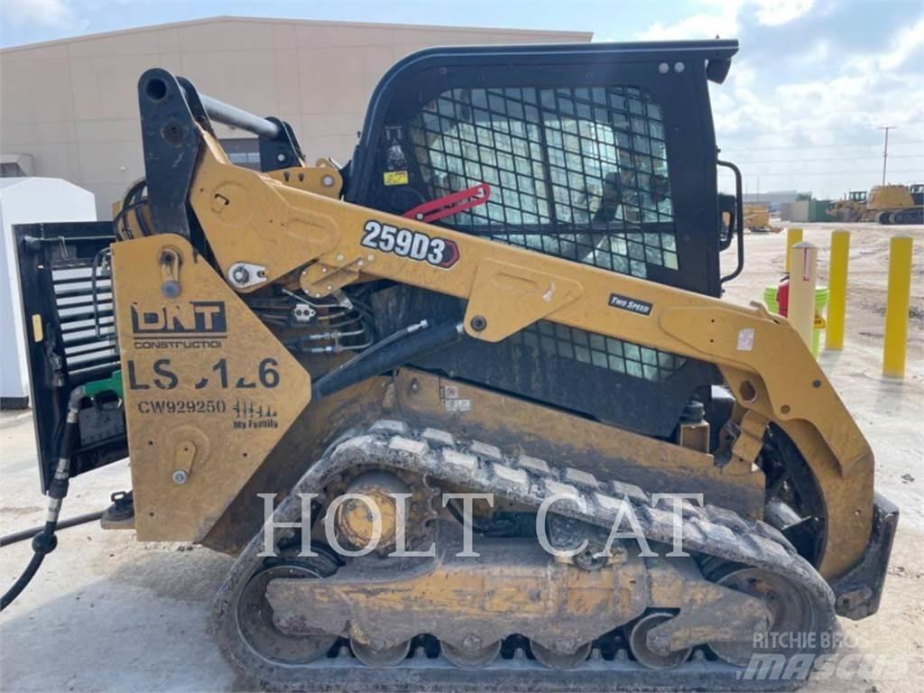 CAT 259D CAB Mini Pale Gommate