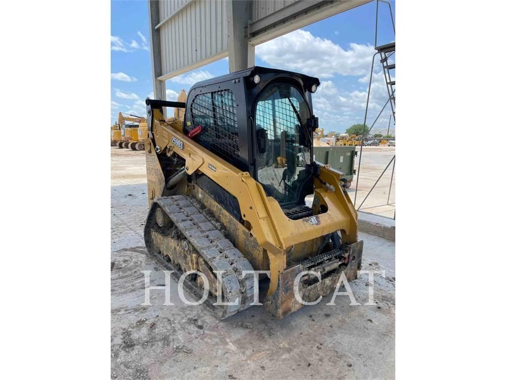 CAT 259D CAB Mini Pale Gommate