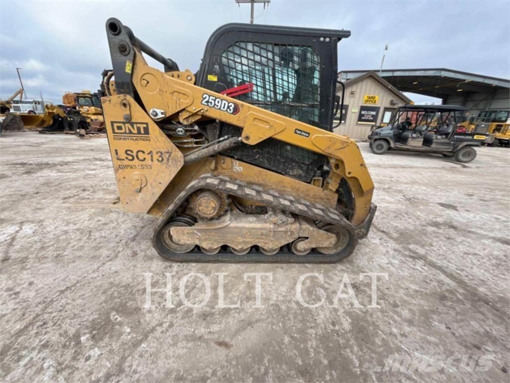 CAT 259D CAB Mini Pale Gommate