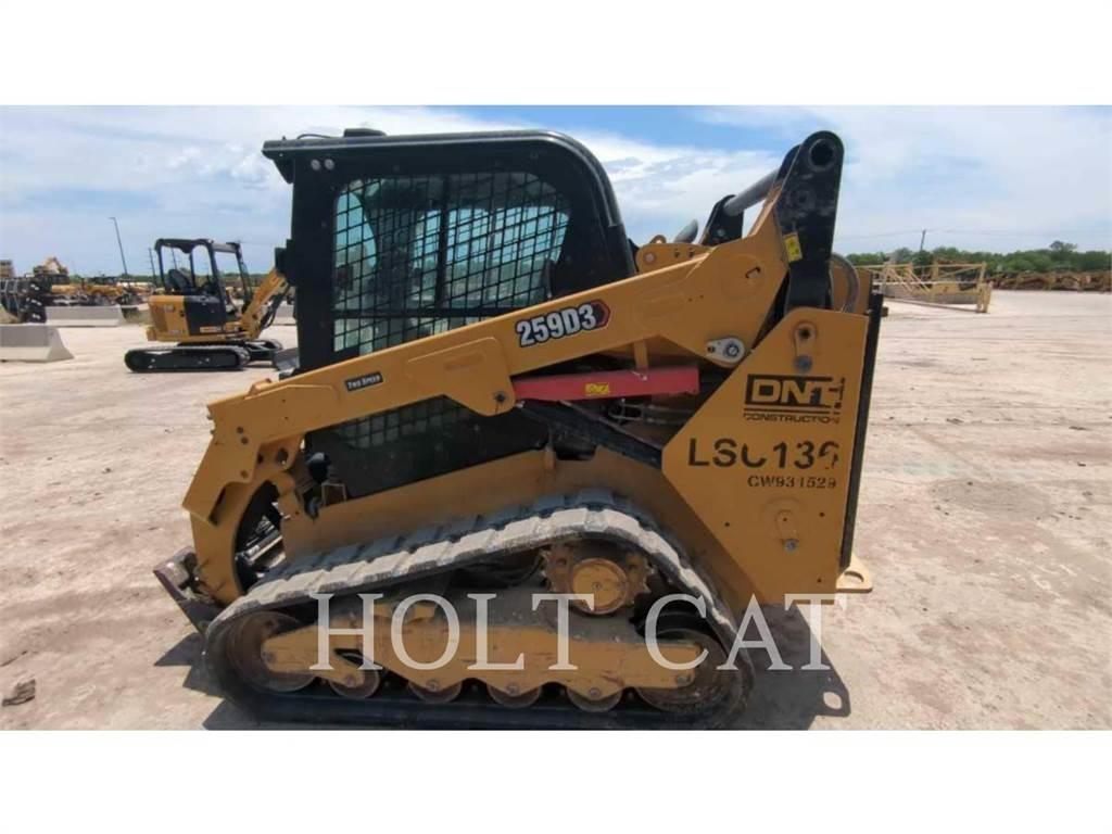 CAT 259D CAB Mini Pale Gommate