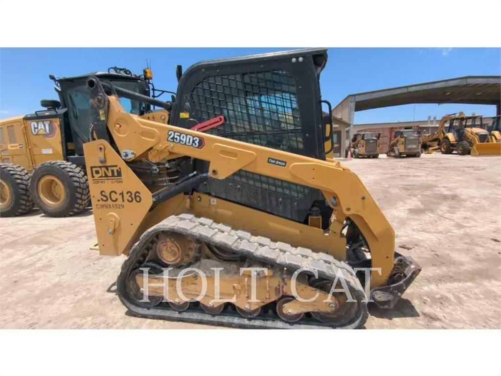 CAT 259D CAB Mini Pale Gommate