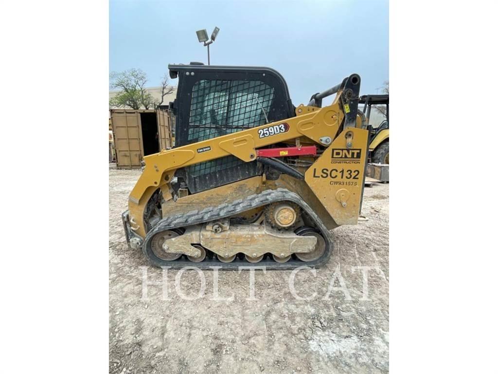 CAT 259D CAB Mini Pale Gommate