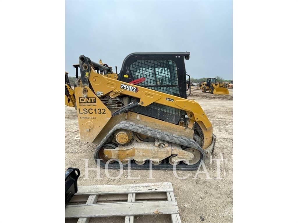 CAT 259D CAB Mini Pale Gommate