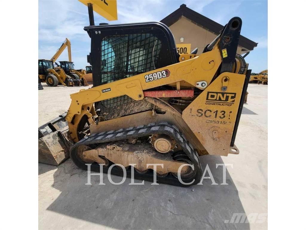 CAT 259D CAB Mini Pale Gommate