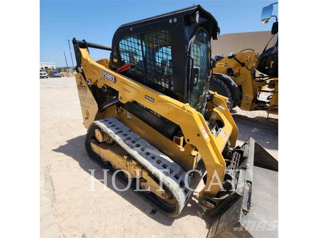 CAT 259D CAB Mini Pale Gommate