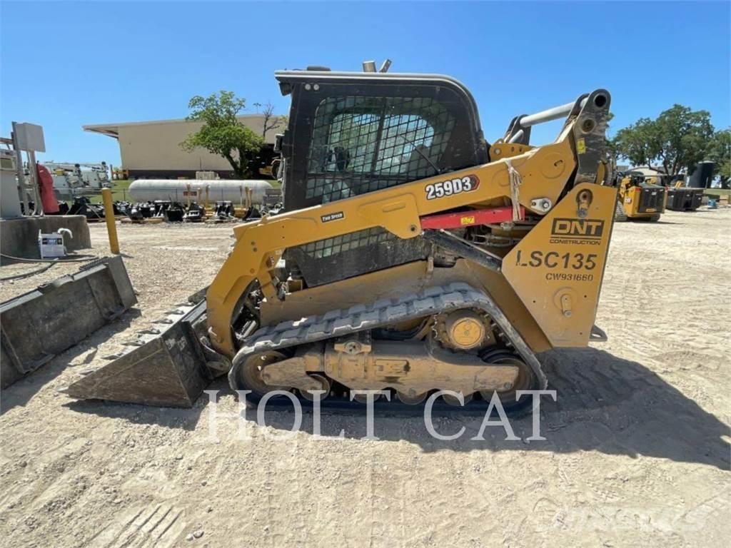 CAT 259D CAB Mini Pale Gommate