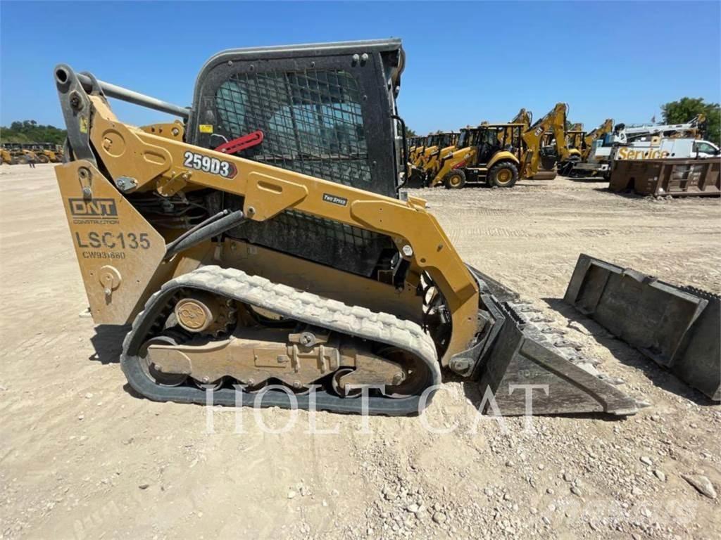 CAT 259D CAB Mini Pale Gommate