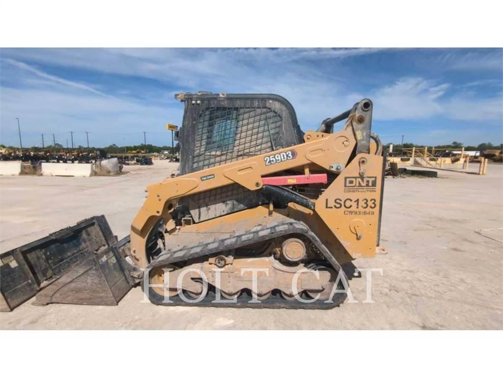 CAT 259D CAB Mini Pale Gommate