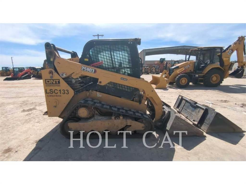 CAT 259D CAB Mini Pale Gommate