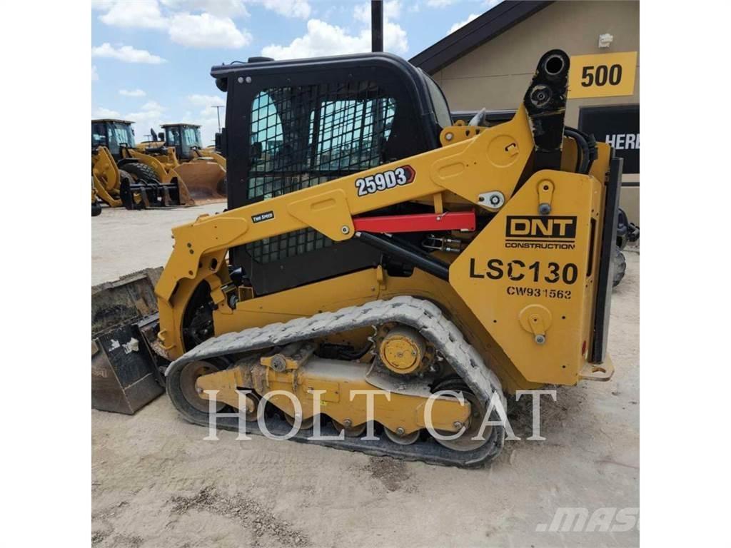 CAT 259D CAB Mini Pale Gommate