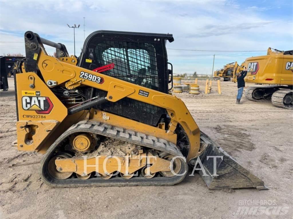 CAT 259D3 Mini Pale Gommate