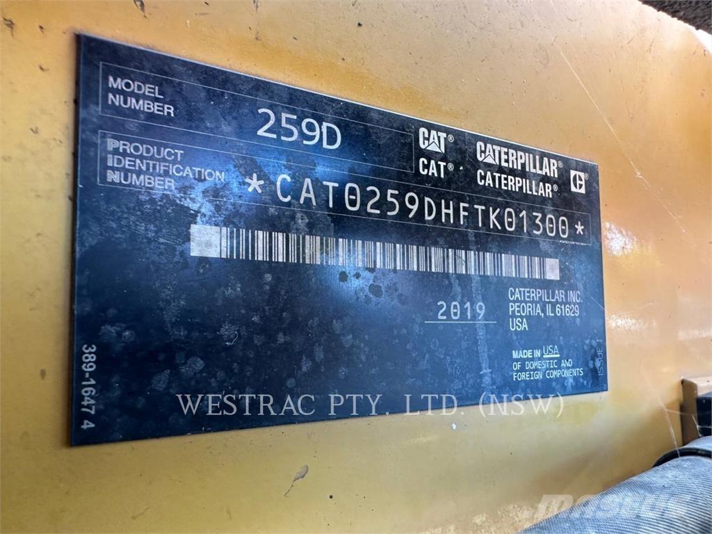 CAT 259DLRC Pale cingolate
