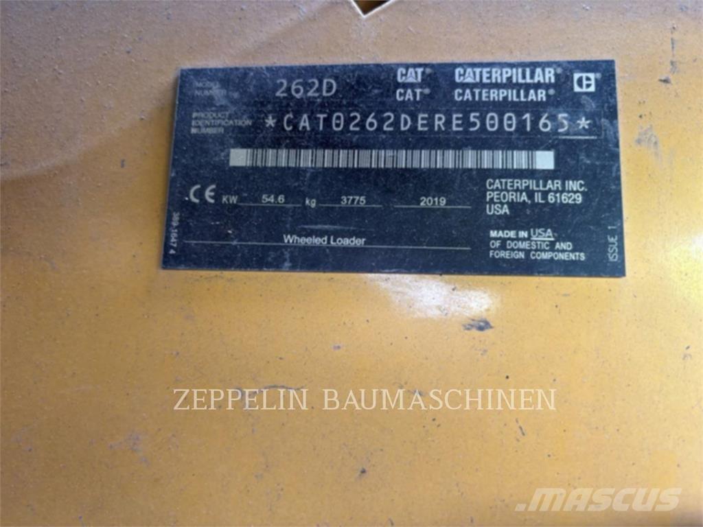 CAT 262D Mini Pale Gommate