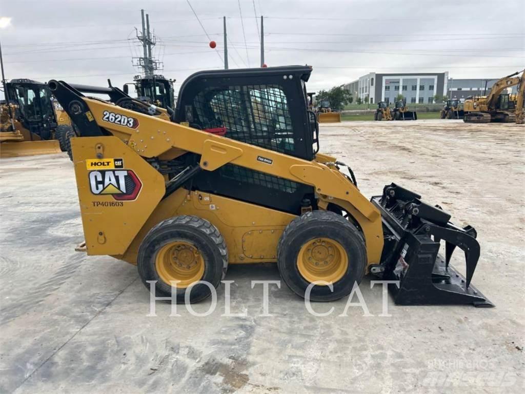 CAT 262D CAB Pale gommate