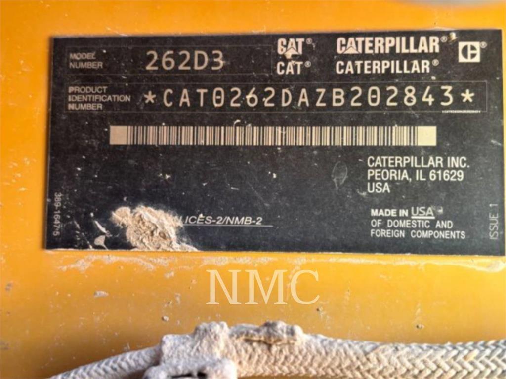 CAT 262D3 Mini Pale Gommate