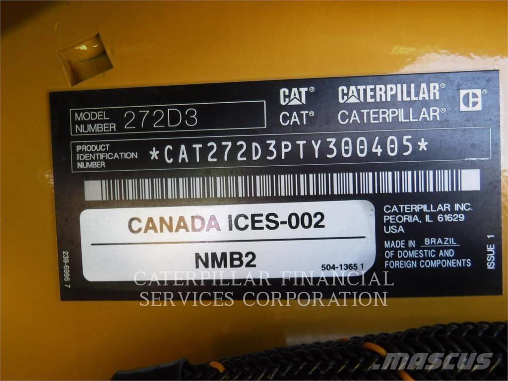 CAT 272D3HF Mini Pale Gommate