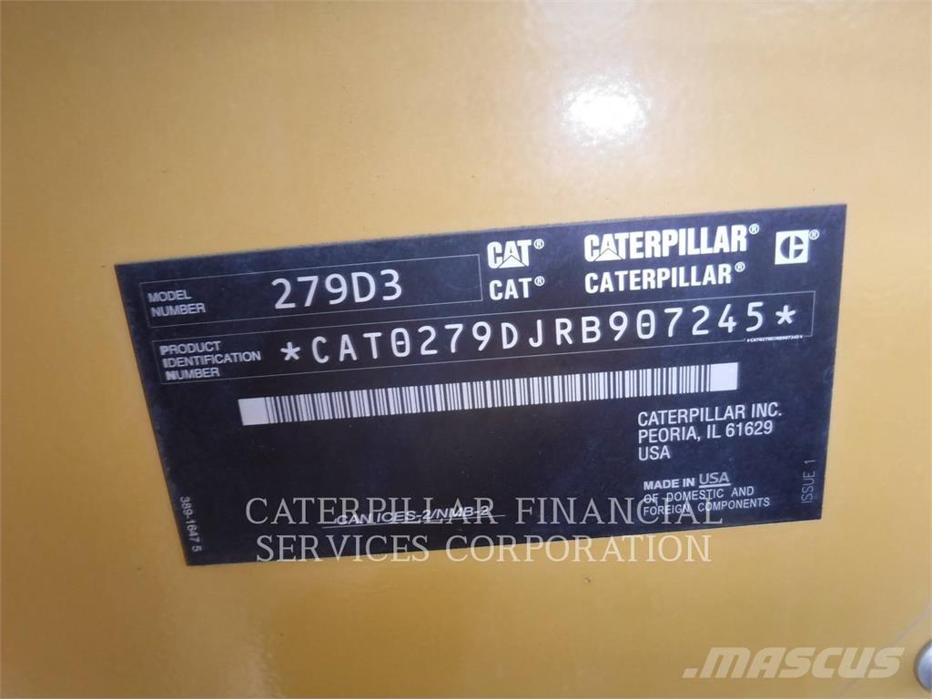 CAT 279D3 Pale cingolate