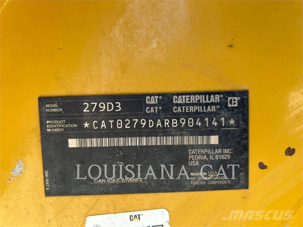 CAT 279D3 Mini Pale Gommate