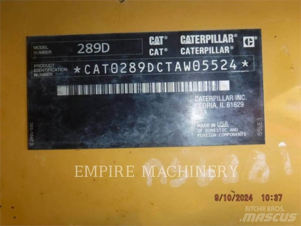 CAT 289D Mini Pale Gommate