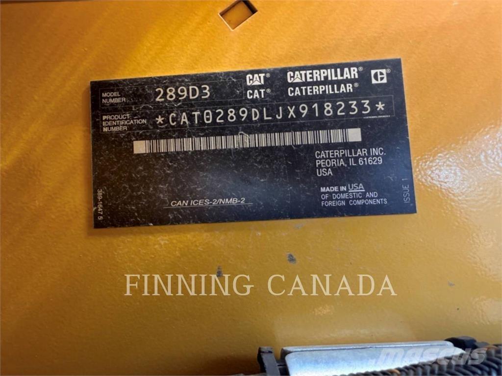 CAT 289D3 Pale cingolate