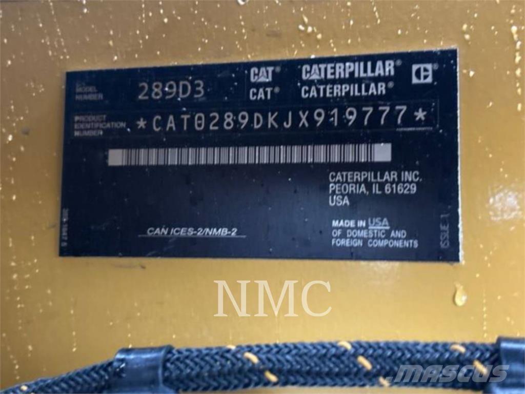 CAT 289D3 Pale cingolate
