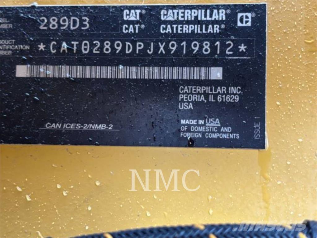 CAT 289D3 Pale cingolate