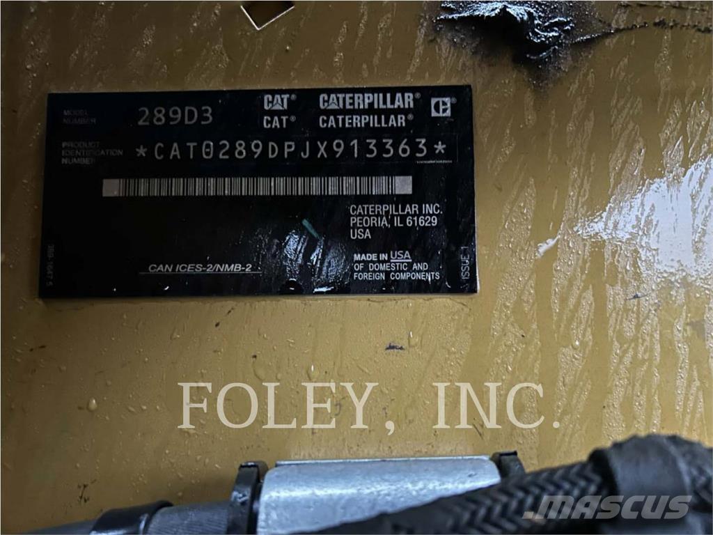 CAT 289D3 Pale cingolate