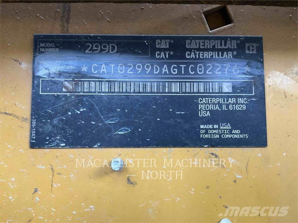CAT 299D AQ Mini Pale Gommate