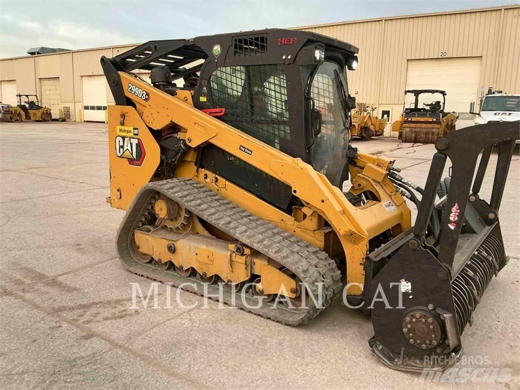 CAT 299D3XE D1AQBR Mini Pale Gommate